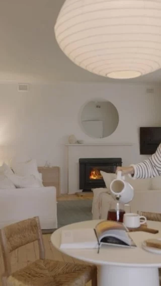 Hugo House ~ get cosy and snuggle up by the warm fire. 

Available for your next stay via airbnb or Hugo Wines website.